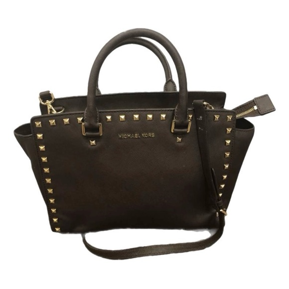 Michael Kors Manhattan leather handbag - Picture 2 of 5